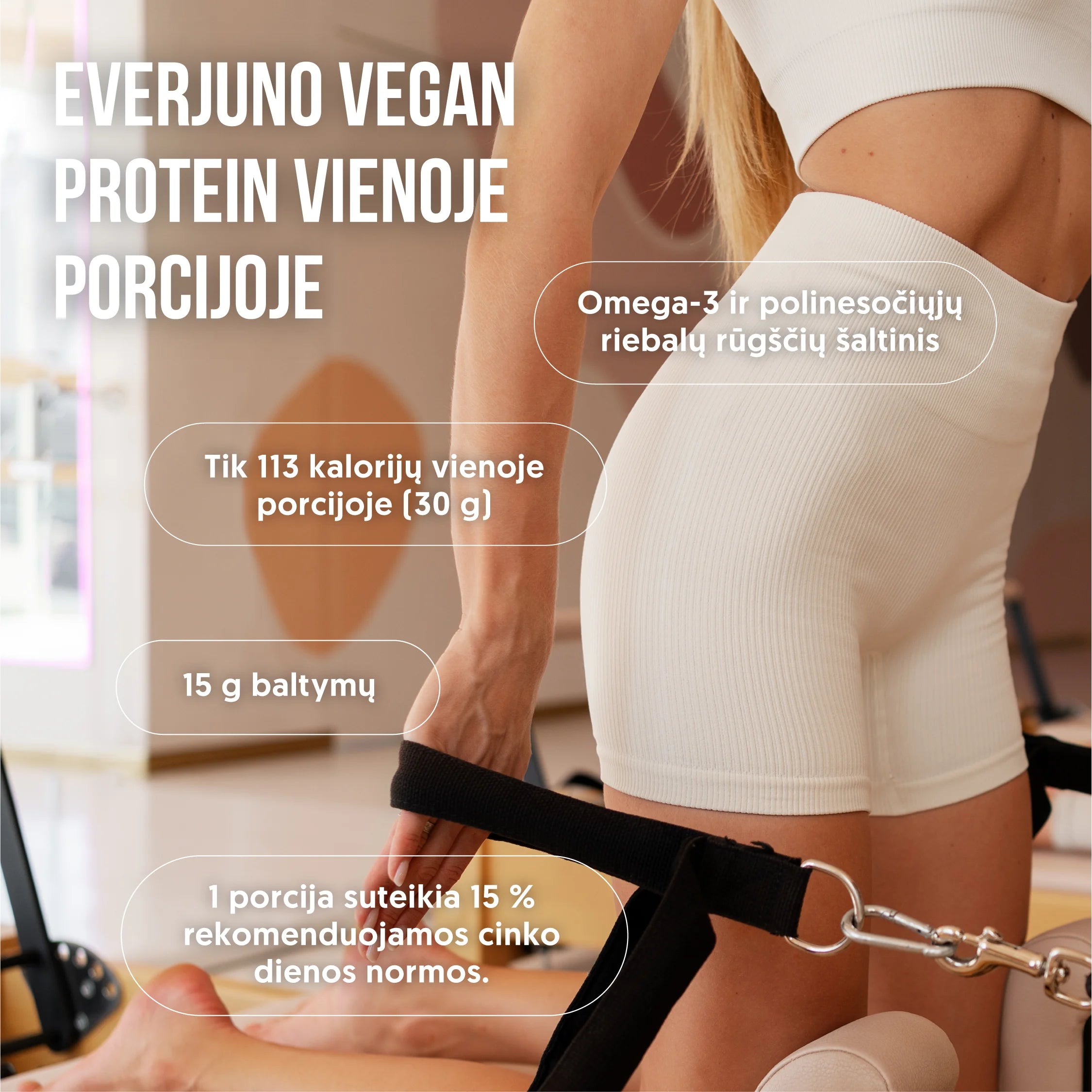 EVERJUNO Vegan Protein - Ekologiški baltymai