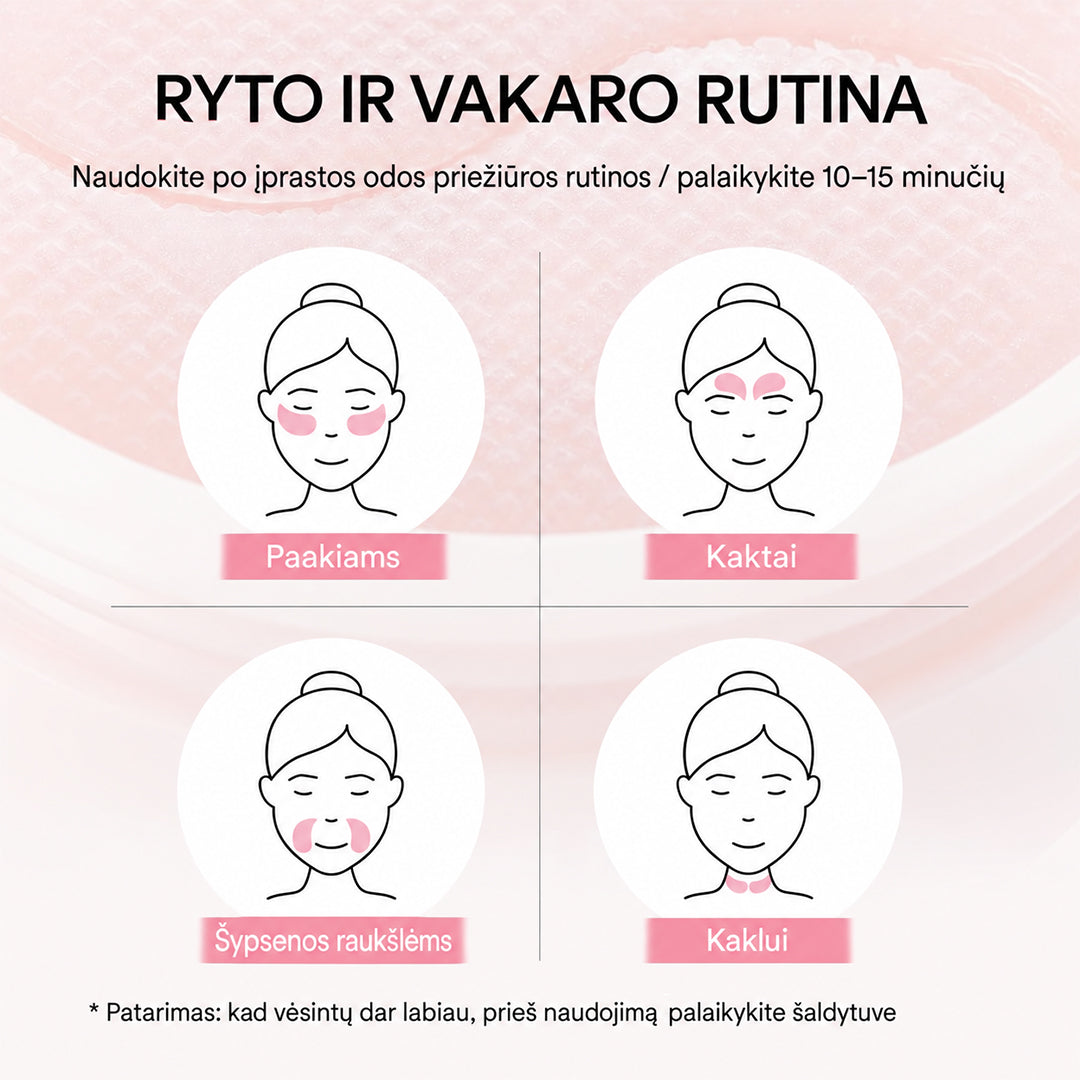 ABIB PDRN Retinal Eye Patch Glow Jelly - paakių kaukės