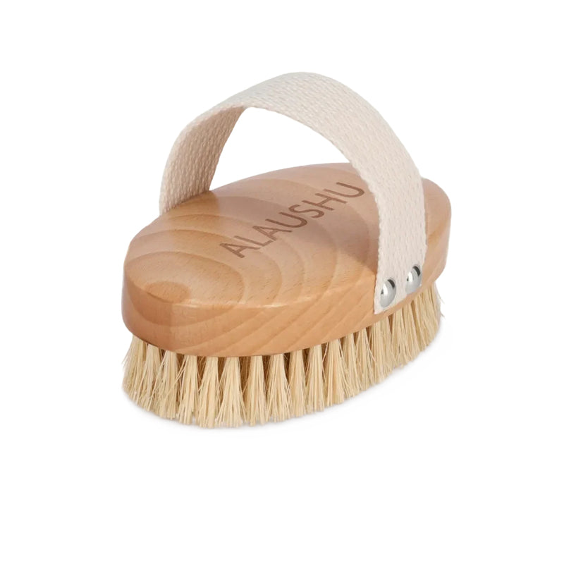 ALAUSHU Self-Care Ritual Copper Body Brush – varinis kūno šepetys sausam masažui