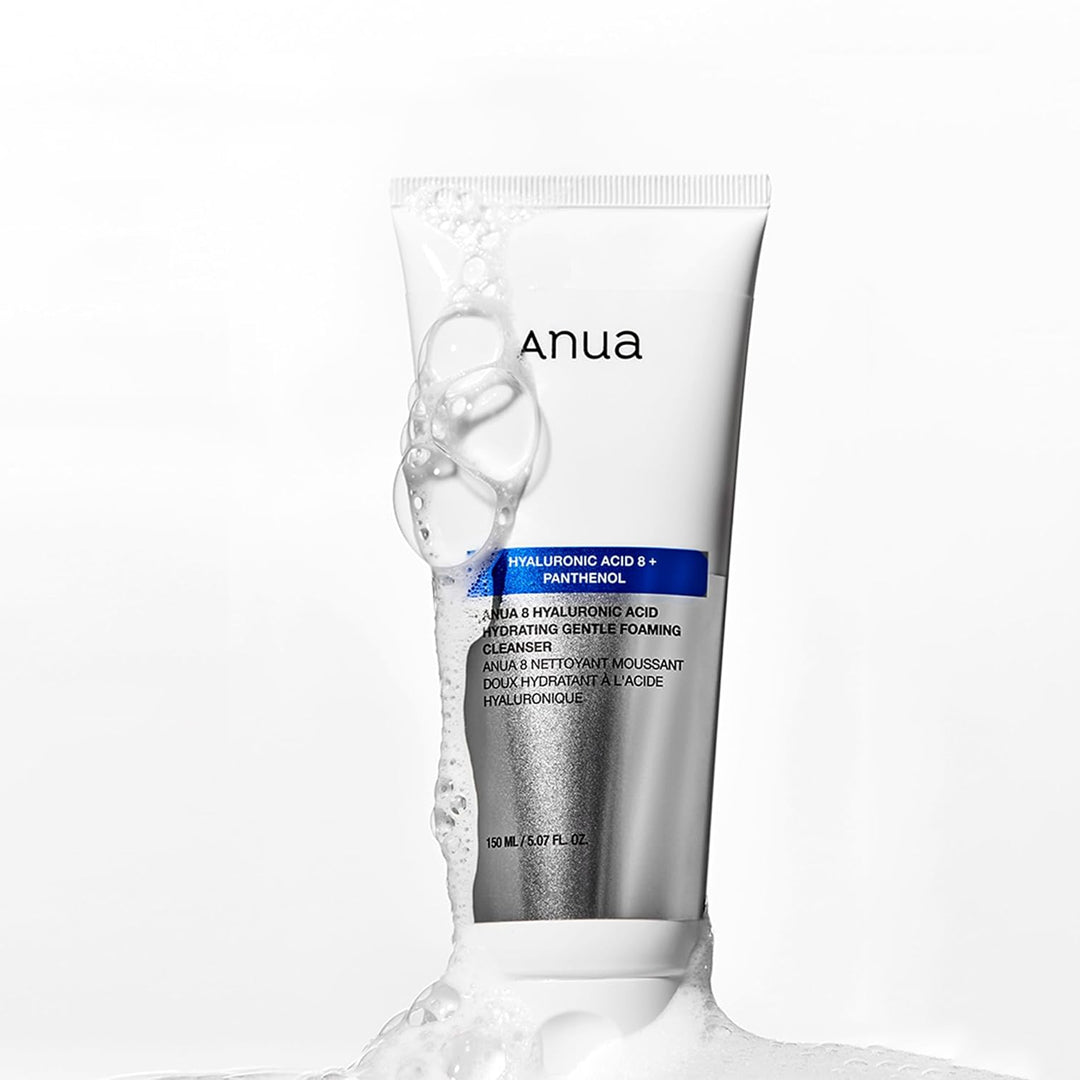 ANUA 8 Hyaluronic Acid Hydrating Gentle Foaming Cleanser - veido prausiklis