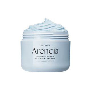 ARENCIA Fresh Blue Hyssop Rice Mochi Cleanser - veido prausiklis