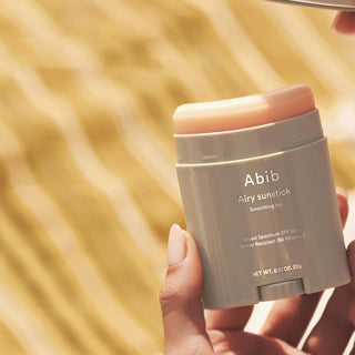 ABIB Airy Sunstick Smoothing Bar SPF50+ PA++++ - apsauginis pieštukas nuo saulės