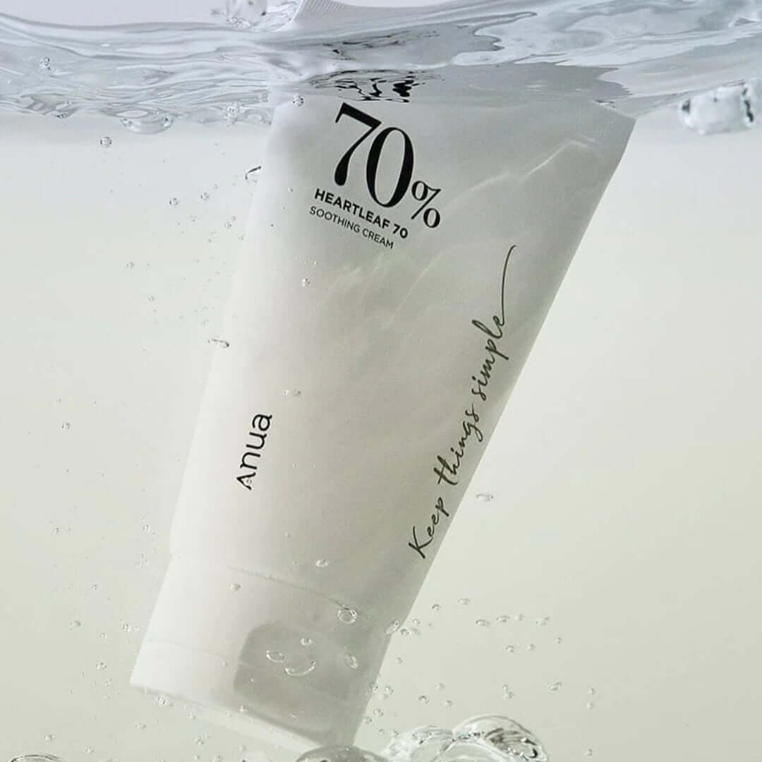 ANUA Heartleaf 70% Soothing Cream - raminantis veido kremas