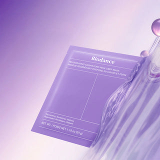 BIODANCE Rejuvenating Caviar PDRN Real Deep Mask - intensyviai atstatanti veido kaukė