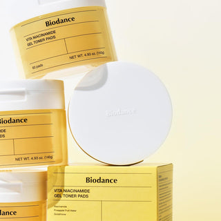 BIODANCE Vita Niacinamide Gel Toner Pads - geliniai toniko diskeliai
