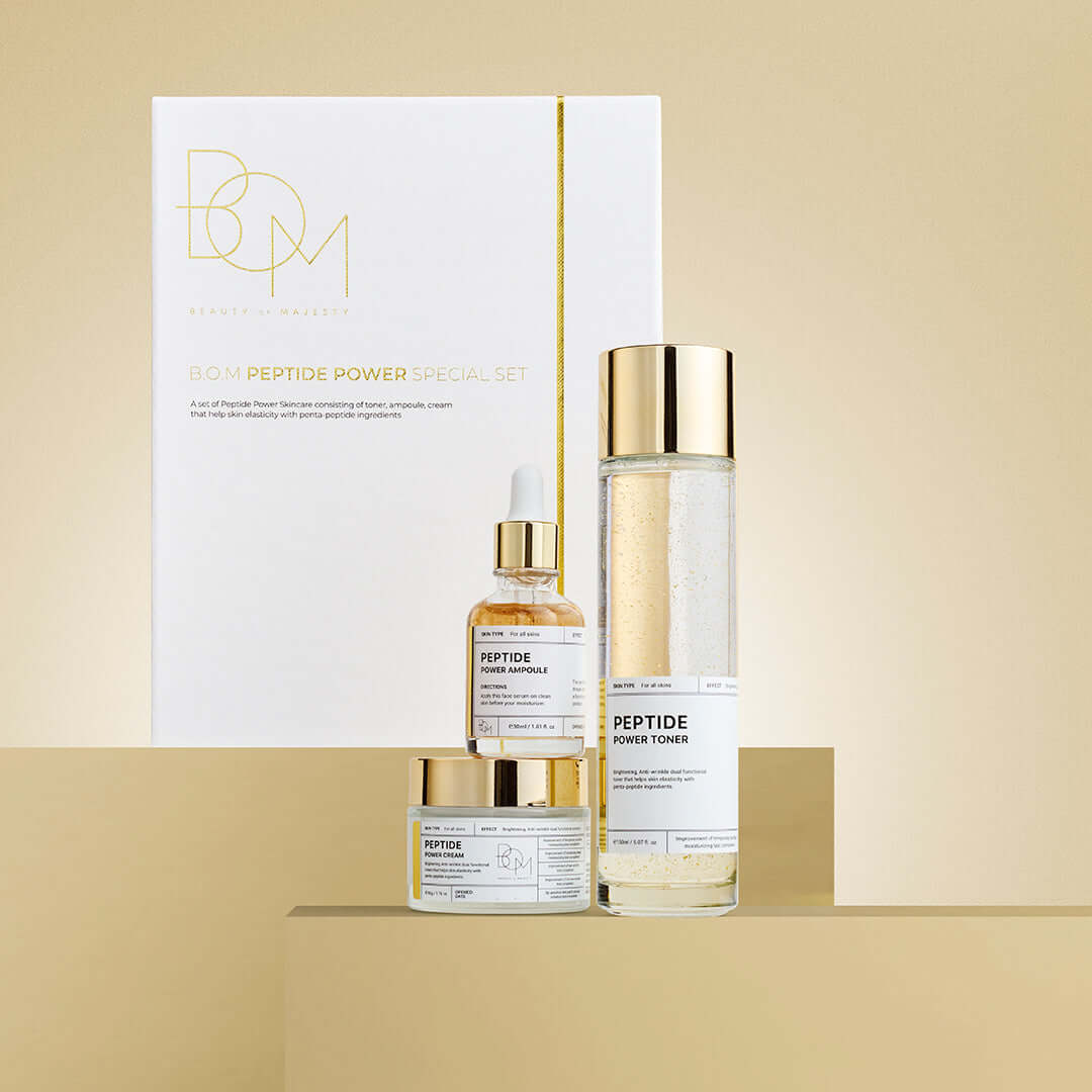 BOM Peptide power Special Set - 3 produktų rinkinys
