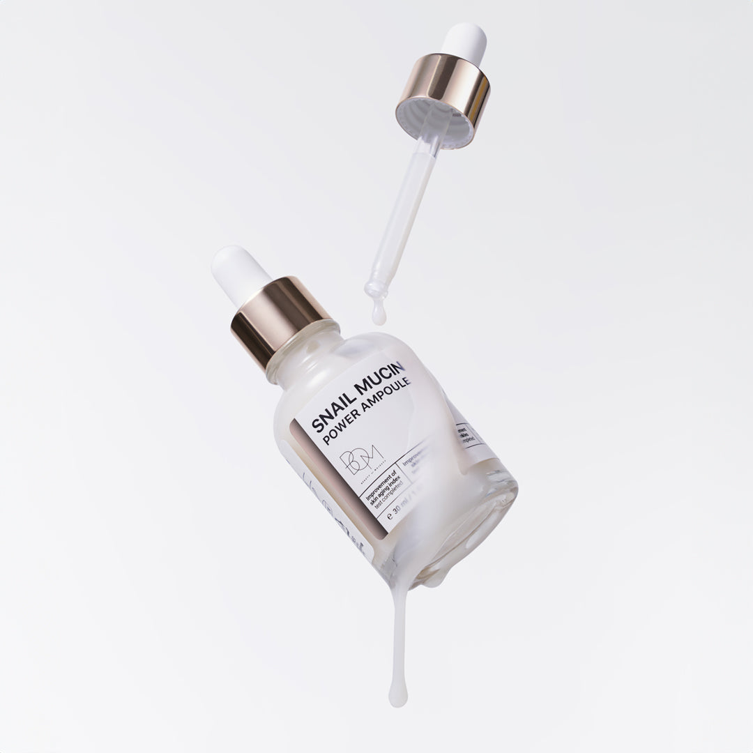 BOM Snail Mucin Power Ampoule - sraigių mucino ampulė veidui