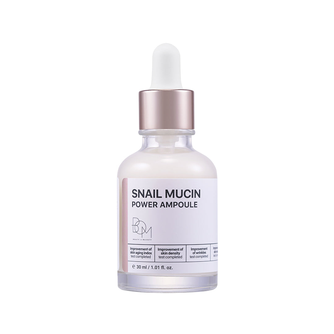 BOM Snail Mucin Power Ampoule - sraigių mucino ampulė veidui