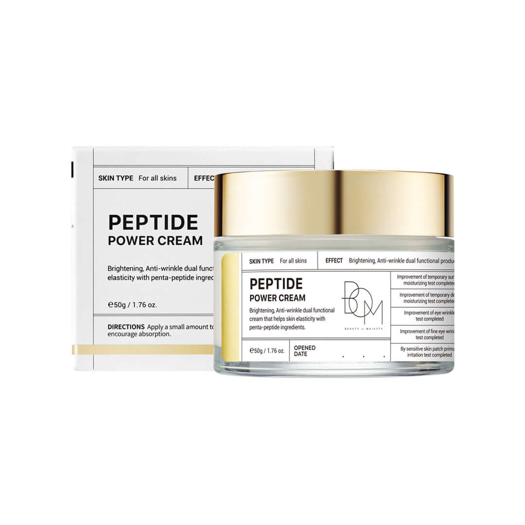 BOM Peptide Power Cream - kremas su peptidais ir auksu