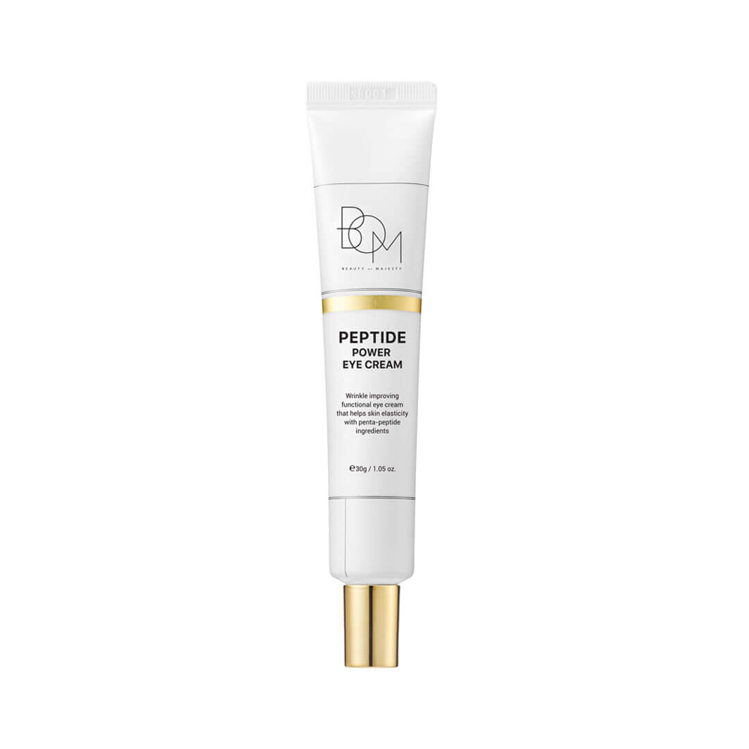 BOM Peptide Power Eye Cream - paakių kremas su peptidais ir auksu