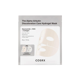 COSRX Arbutin Discoloration Hydrogel Mask – hidrogelinė veido kaukė