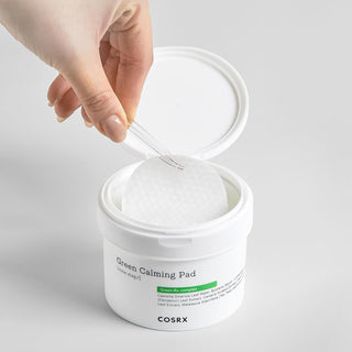 COSRX One Step Green Hero Calming Pad - Raminantys Diskeliai Veidui