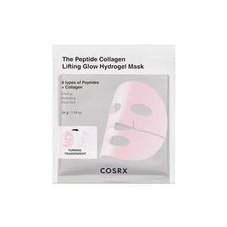 COSRX Peptide Collagen Glow Hydrogel Mask – hidrogelinė veido kaukė