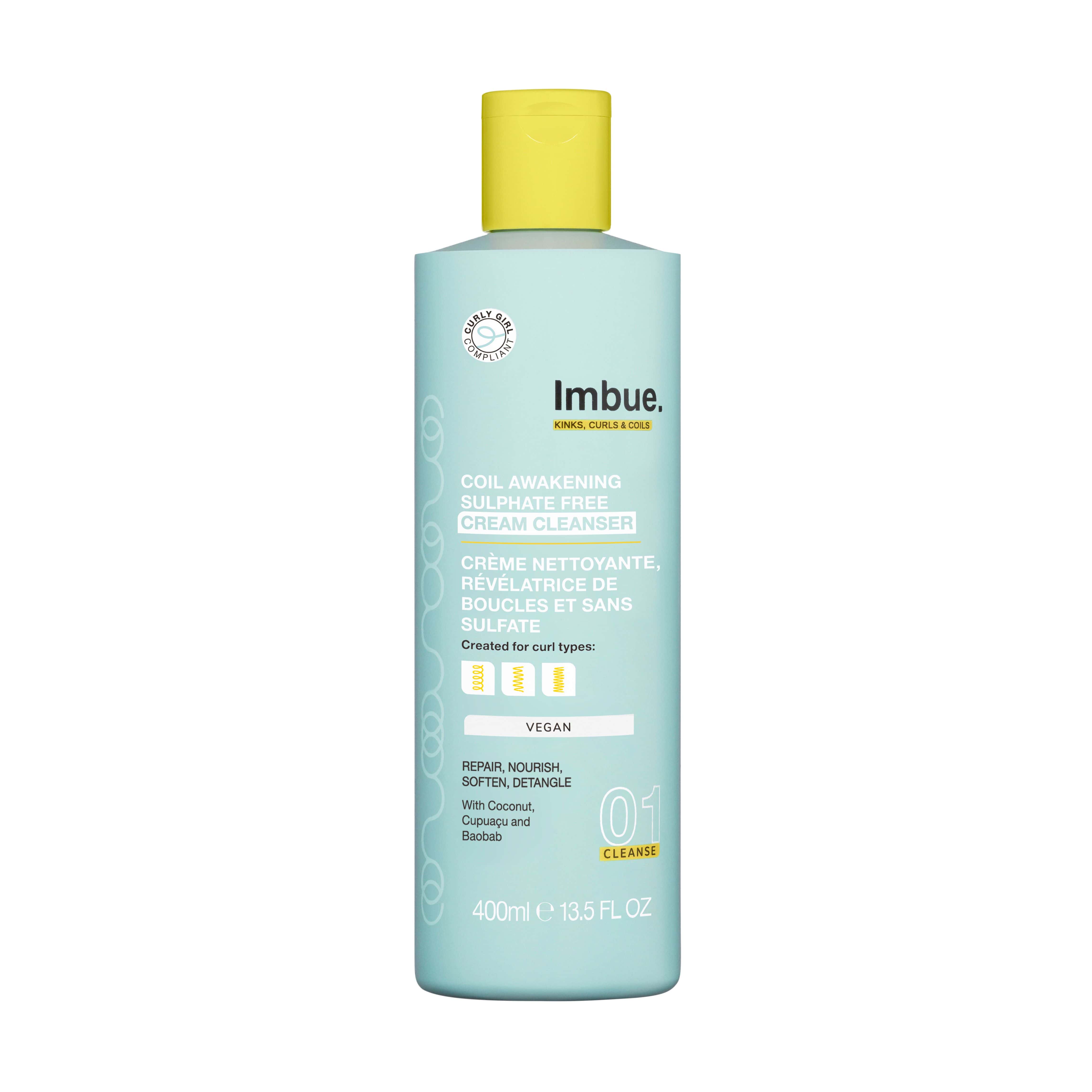 IMBUE Coil Awakening Cream Cleanser - šampūnas garbanoms