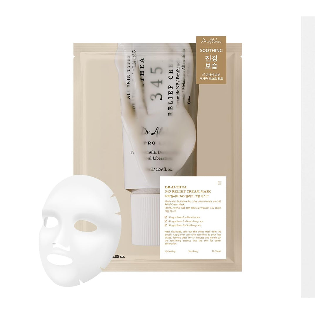 DR.ALTHEA 345 Relief Cream Mask – raminanti veido kaukė