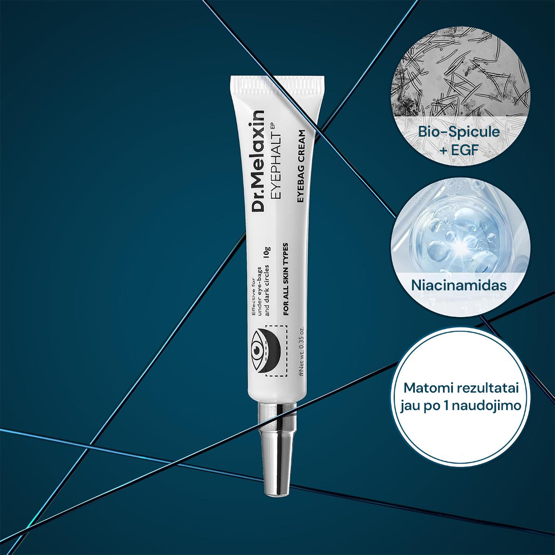 DR.MELAXIN Eyephalt Eyebag Cream - paakių kremas