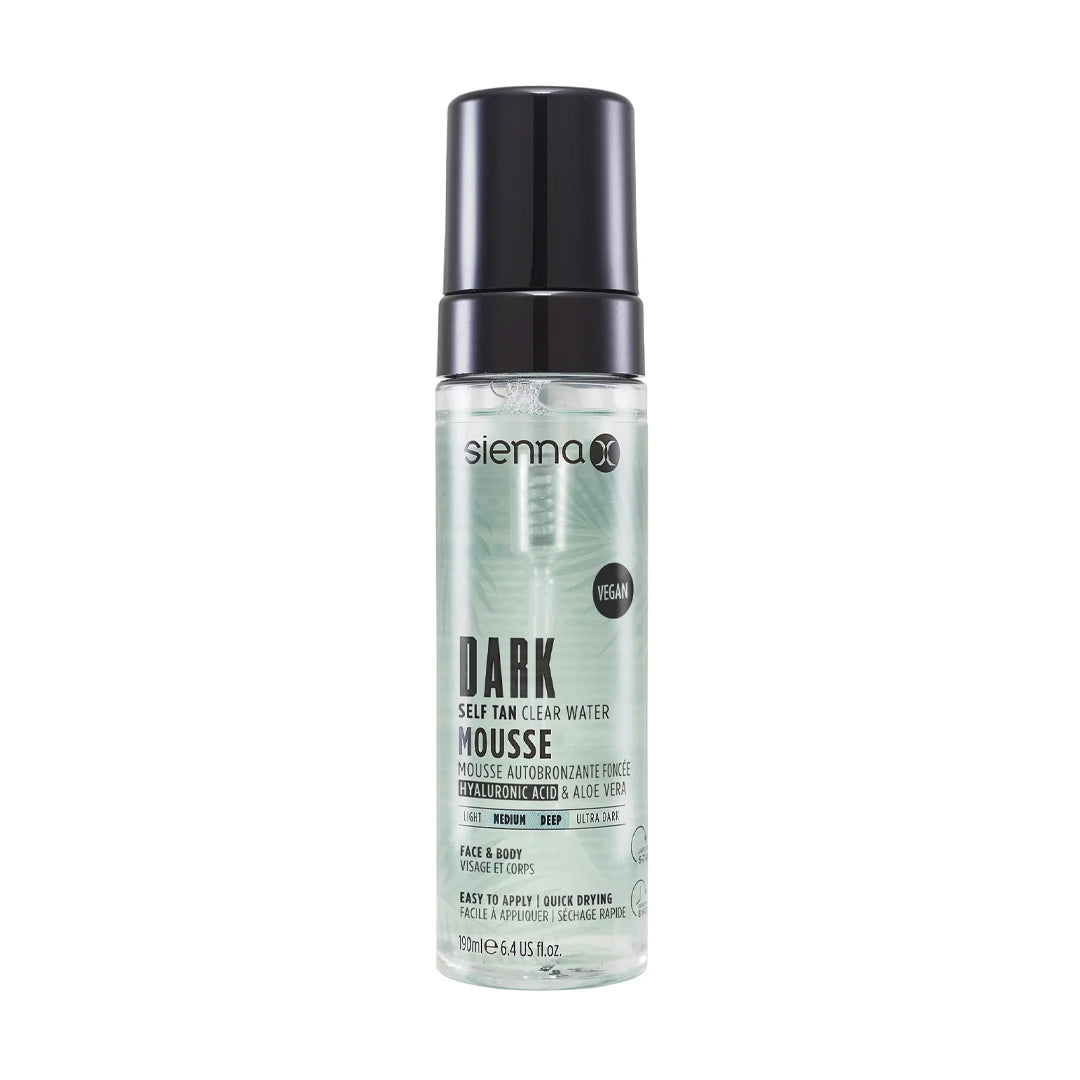 SIENNA X Dark Tan Water Mousse - savaiminio įdegio putos