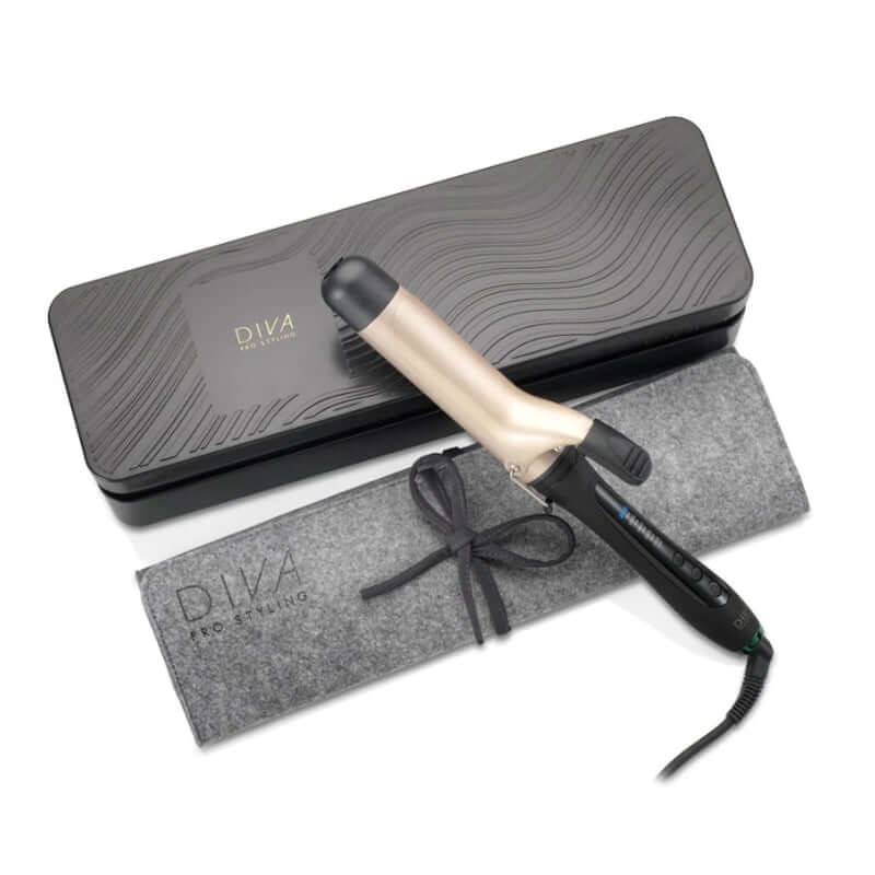 DIVA Pro Styling Digital Tongs - plaukų garbanojimo žnyplės
