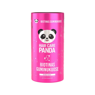 HAIR CARE PANDA - biotinas guminukuose