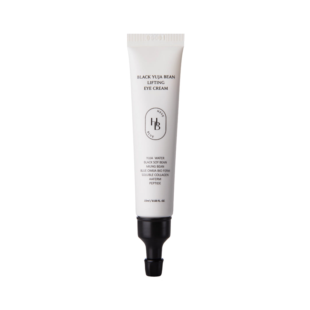 HEVEBLUE Black Yuja Bean Lifting Eye Cream - paakių kremas