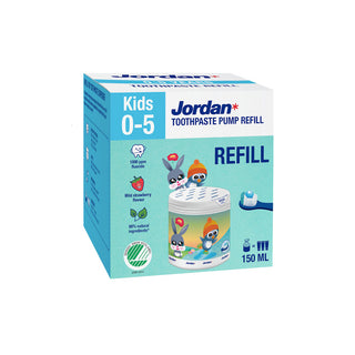JORDAN - vaikiškos dantų pastos papildymas (0-5 m.)