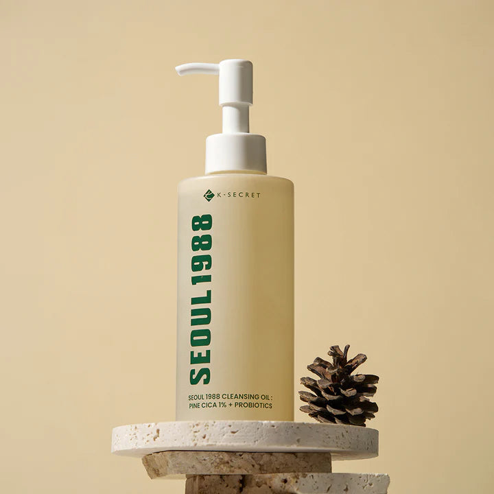K-SECRET Seoul 1988 Pine Cica 1% + Probiotics - valomasis veido aliejus
