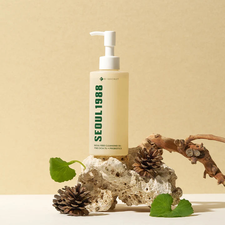 K-SECRET Seoul 1988 Pine Cica 1% + Probiotics - valomasis veido aliejus
