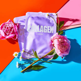 LAPCOS Daily Sheet Mask Collagen - stangrinamoji veido lakštinė kaukė