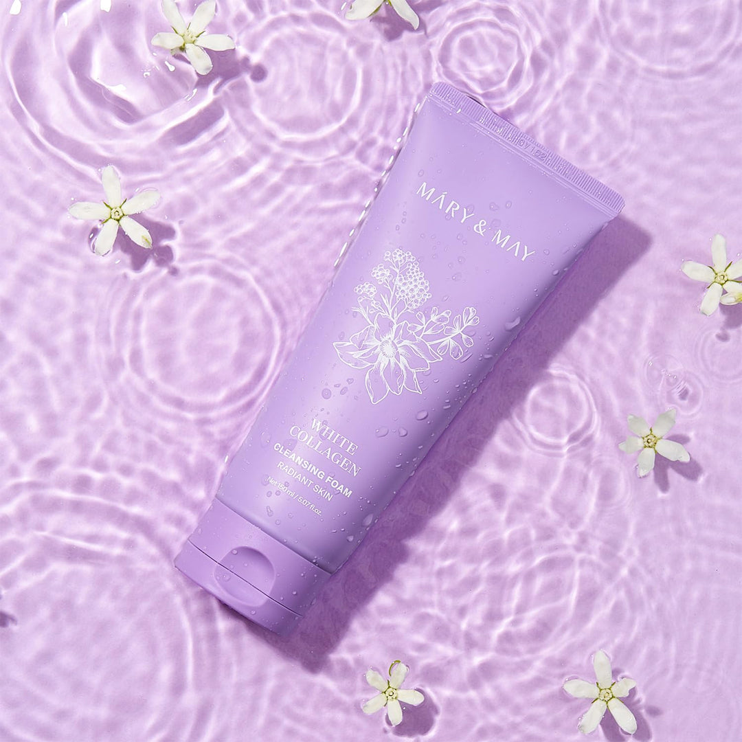 MARY&MAY White Collagen Cleansing Foam - valomosios veido putos