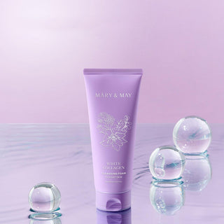 MARY&MAY White Collagen Cleansing Foam - valomosios veido putos