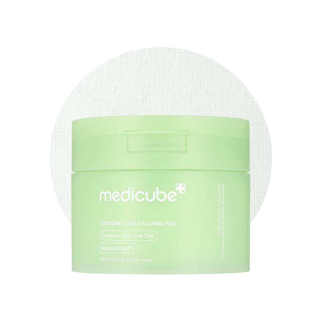 MEDICUBE Exosome Cica Calming Pad - raminantys padeliai veidui