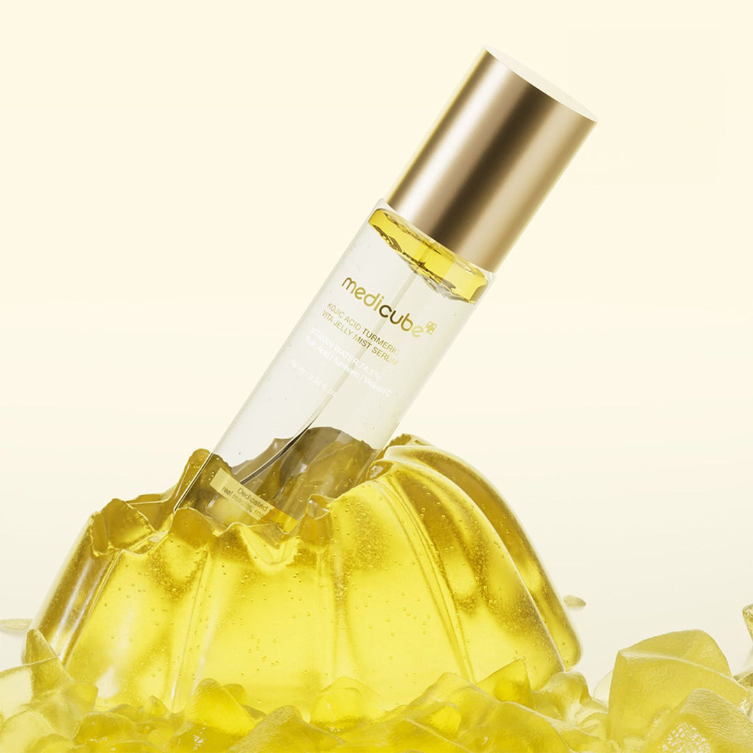 MEDICUBE Kojic Acid Turmeric Vita Jelly Mist Serum - veido dulksna