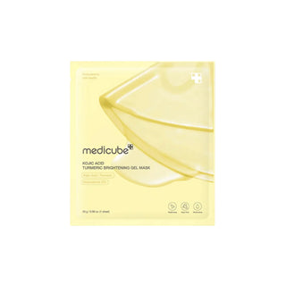 MEDICUBE Kojic Acid Turmeric Brightening Gel Mask - veido kaukė