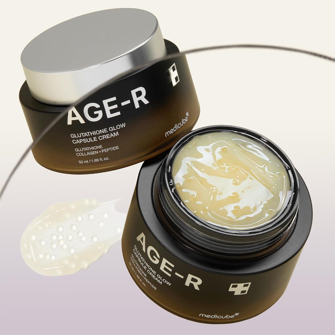 MEDICUBE AGE-R Glutathione Glow Capsule Cream - veido kremas su glutationu