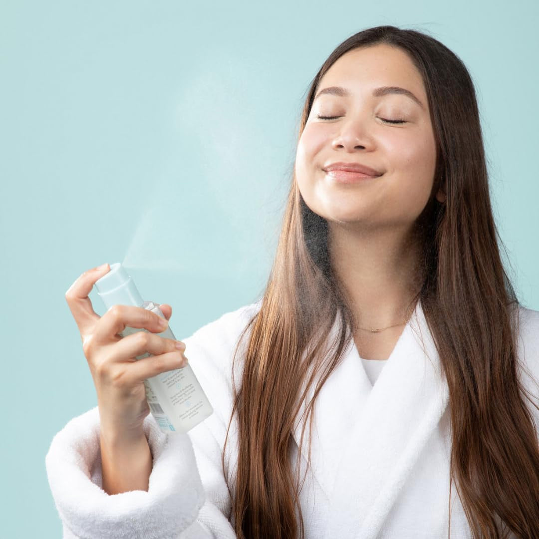 MINETAN Blue Tansy Bi-Phased Facial Tan Mist – dvifazė savaiminio įdegio dulksna veidui