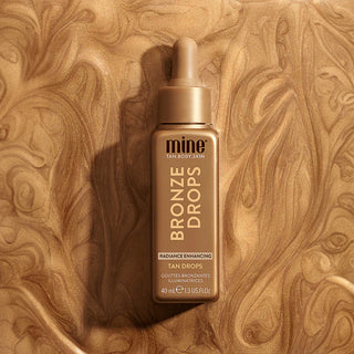 MINETAN Bronze Drops švytėjimo suteikiantys lašai
