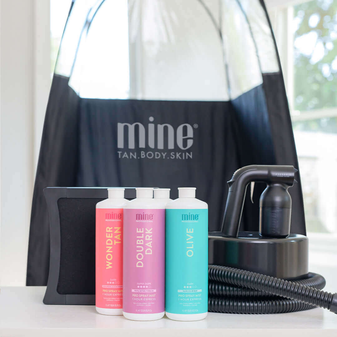 MINETAN Tan Tent 1/3 Clear - įdegio palapinė