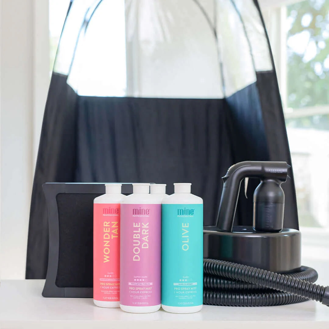 MINETAN Tan Tent 1/3 Clear - įdegio palapinė