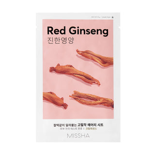 MISSHA Airy Fit Red Ginseng - lakštinė veido kaukė