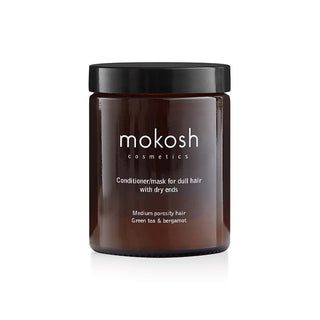 MOKOSH Green Tea & Bergamot - kondicionierius/kaukė nusilpusiems plaukams