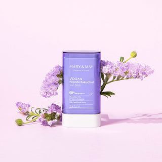 MARY&MAY Vegan Peptide Bakuchiol Sun Stick SPF50+ PA++++ apsauga nuo saulės