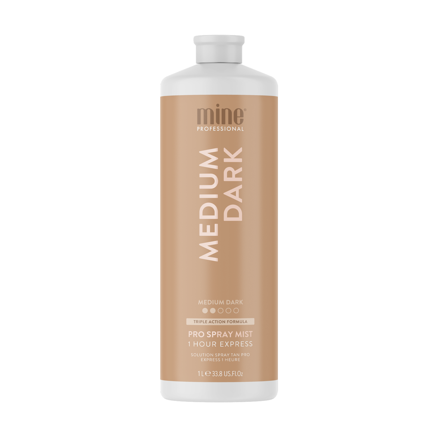 MINETAN Pro Medium Dark savaiminio įdegio dulksna
