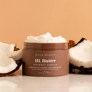 NCLA Beauty Hi, Butter Coconut Vanilla - kūno sviestas