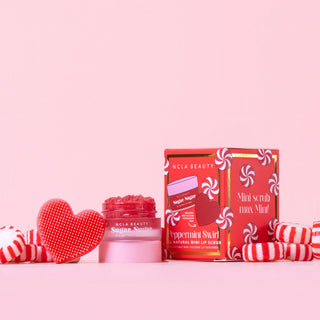 NCLA Beauty Peppermint Swirl Mini Lip Scrub Set - rinkinys lūpoms
