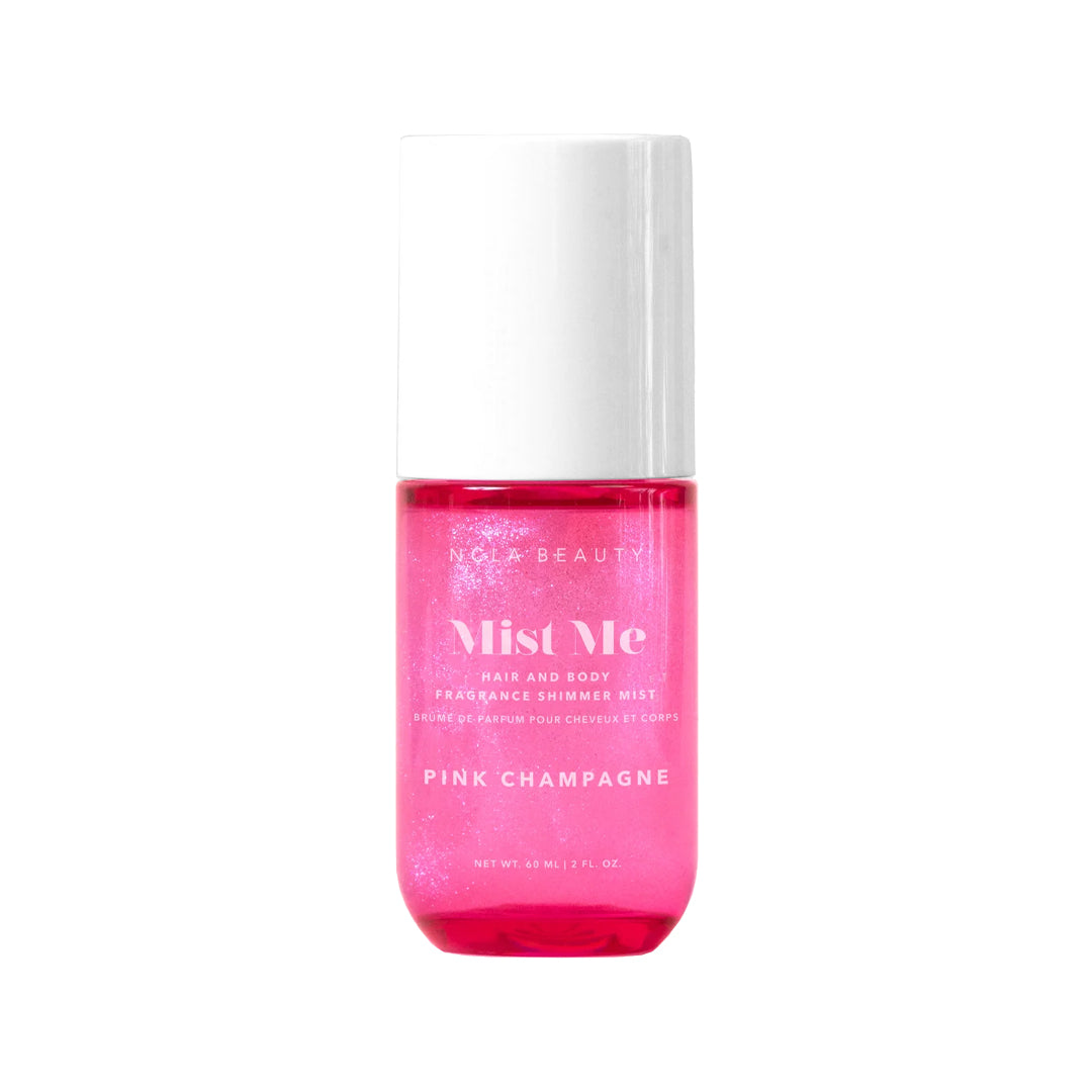 NCLA Beauty Pink Champagne Hair & Body Shimmer Mist - blizgi dulksna