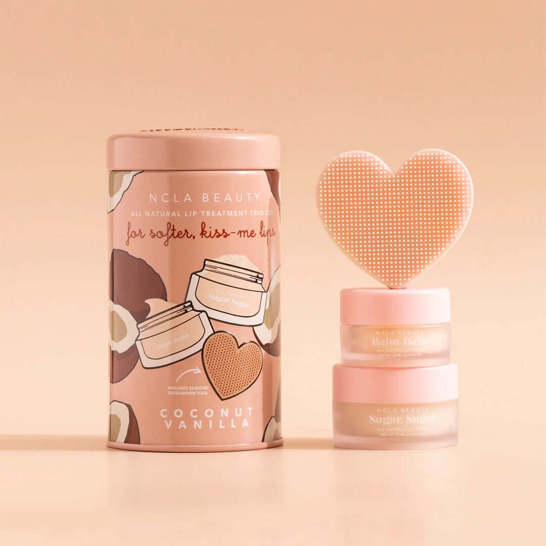 NCLA Beauty Coconut Vanilla Lip Care Value Set - rinkinys lūpoms