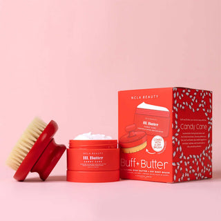 NCLA Beauty Candy Cane Buff & Butter Body Set - kūno priežiūros rinkinys