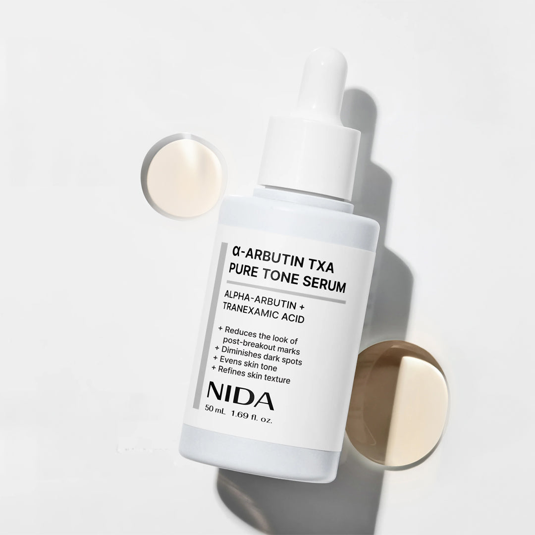 NIDA Alpha-Arbutin TXA Pure Tone Serum - skaistinantis veido serumas