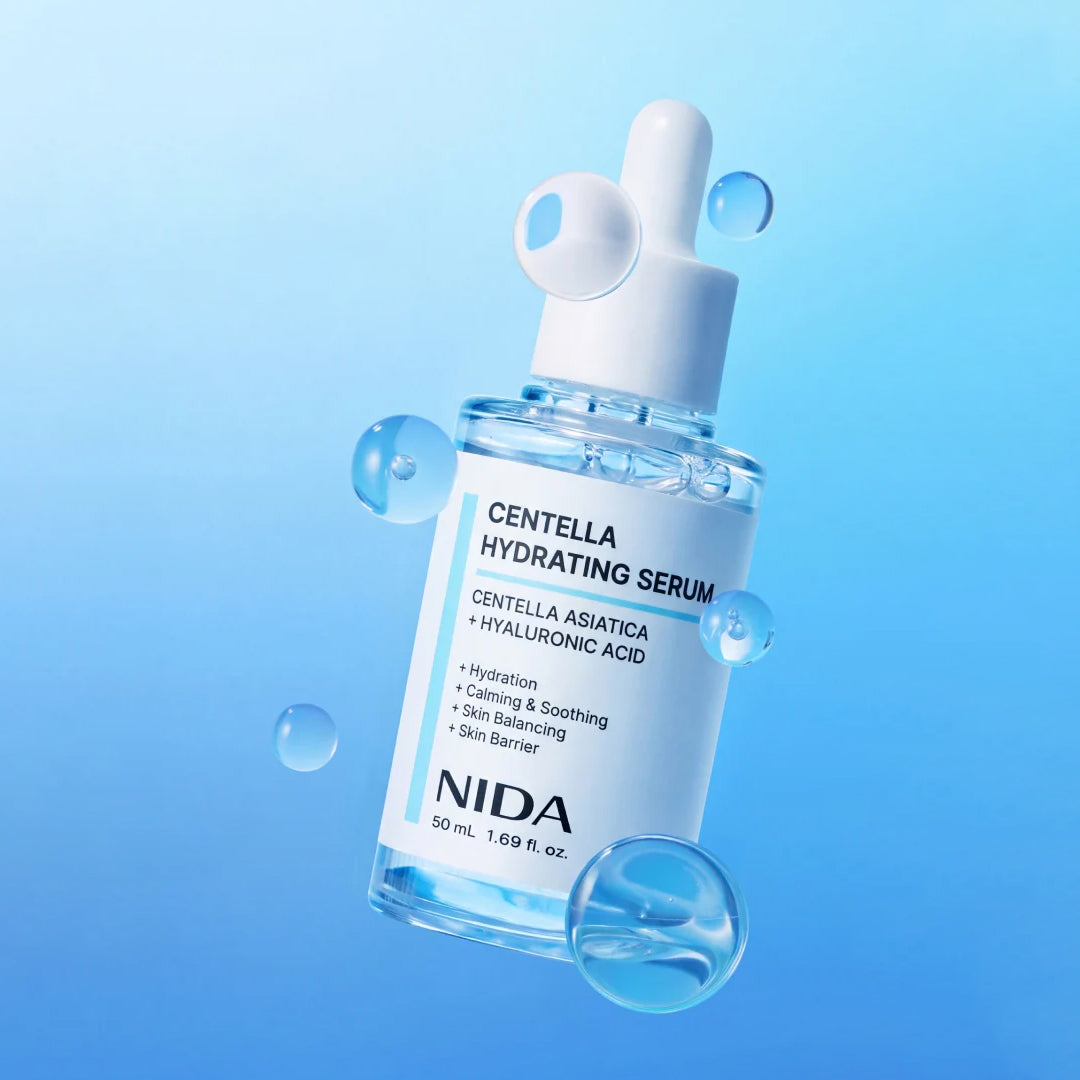 NIDA Centella Hydrating Serum - drėkinantis ir raminantis veido serumas