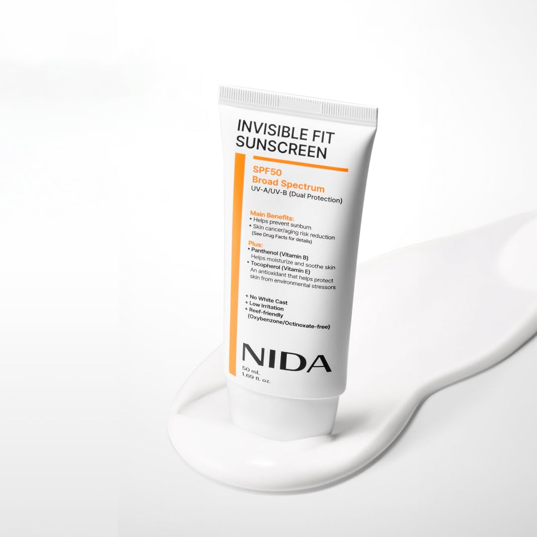NIDA Invisible Fit Sun Cream - apsauginis kremas nuo saulės